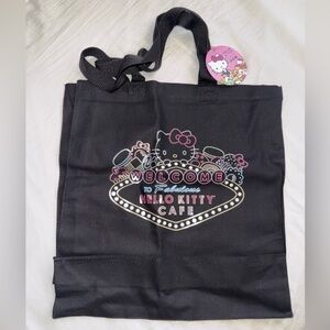 NWT Hello Kitty Cafe Black Tote Bag